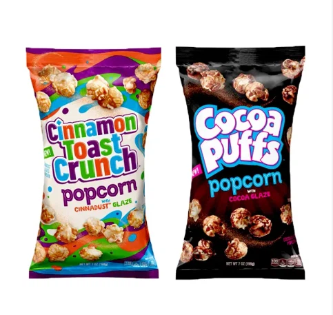 Priontáil an Chustaim Scragall Plaisteacha Laminated 150G 8oz Séala Taobh Gusset Pacáil Pouch Snack Bia Fianán Sceallóga Popcorn Mála Pacáistithe